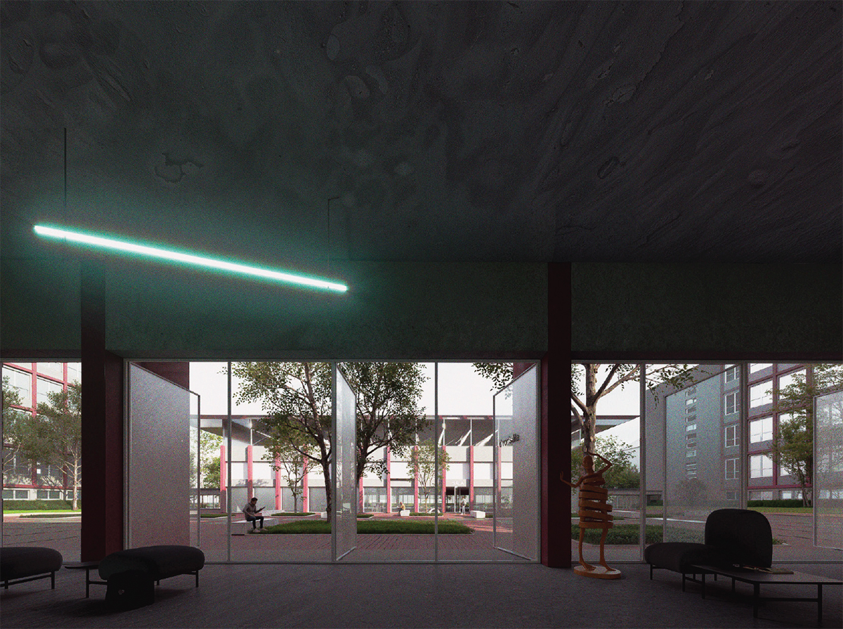Projekt Daniely Majákové a Samuela Mišových z Fakulty architektury a dizajnu Slovenské technické univerzity v Bratislavě. Projekt Daniely Majákové a Samuela Mišových z Fakulty architektury a dizajnu Slovenské technické univerzity v Bratislavě.