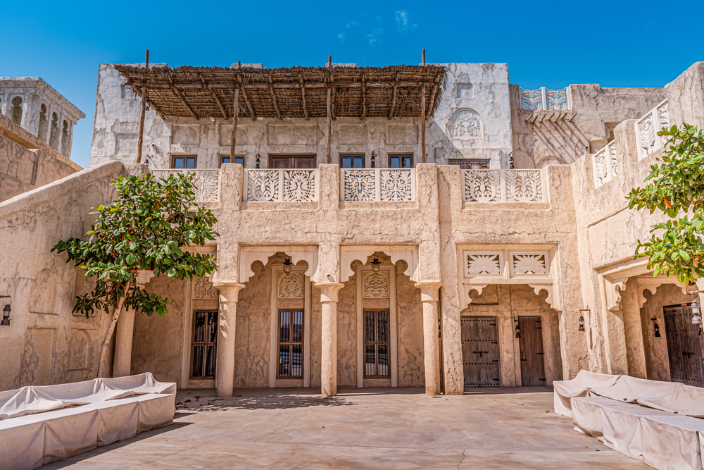 Tradiční architektura ve staré Dubaji