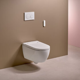 Závěsné sprchovací WC Geberit AquaClean Alba s dálkovým ovládáním