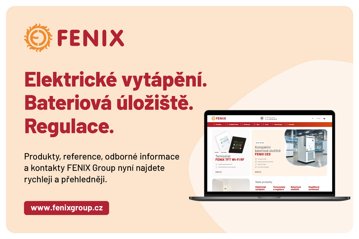 Nový web s prehľadom elektrického vykurovania, regulácie a batériových úložísk.