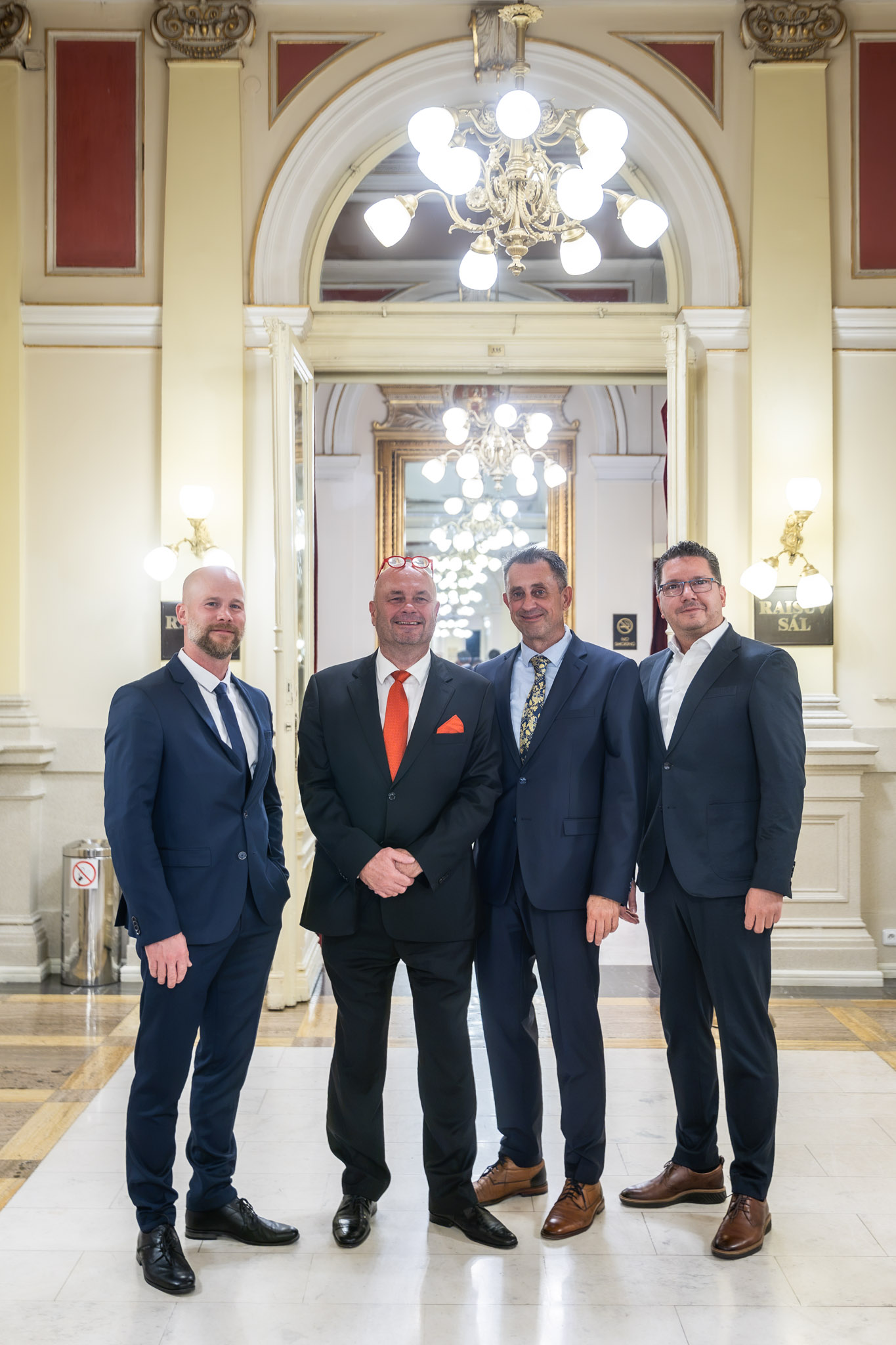 Peter Chladný FENESTRA Sk, Peter Halász JAGA, Vladimír Krajčovic AVG group, Július Mráz Special Service International SK