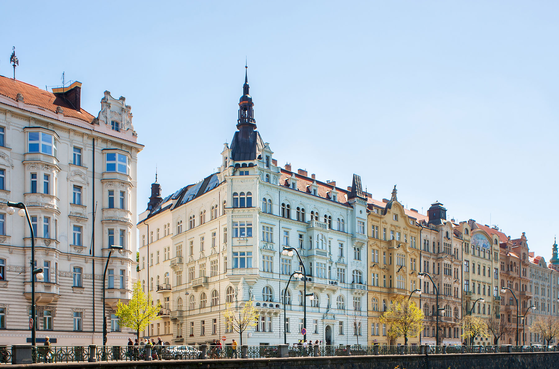 Renovace historického domu na Masarykově nábřeží, Praha 1