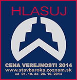 Vyhlášení ceny veřejnosti na stavbě roku 2014 na slovensku foto - HLASUJ-CV2013-uprava_2