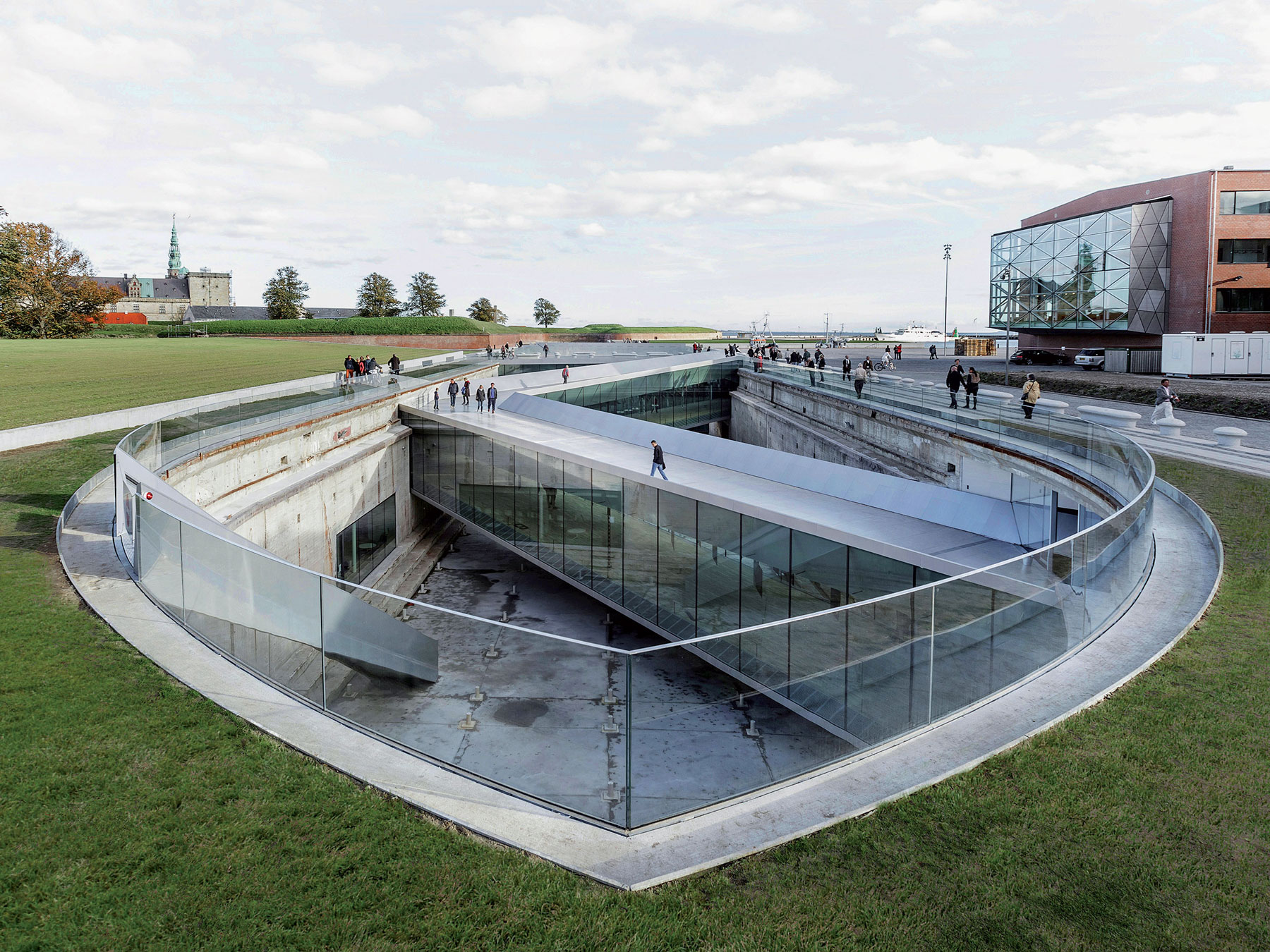 Dánské námořní muzeum v Helsingo/ru, se stalo finalistou soutěže Mies van der Rohe Award 2015, foto: Rasmus Hjortshoj