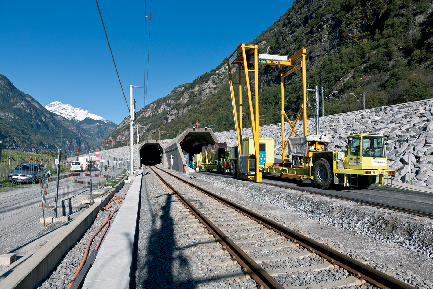 V Gotthardském masivu jde již o třetí tunel, který se staví.