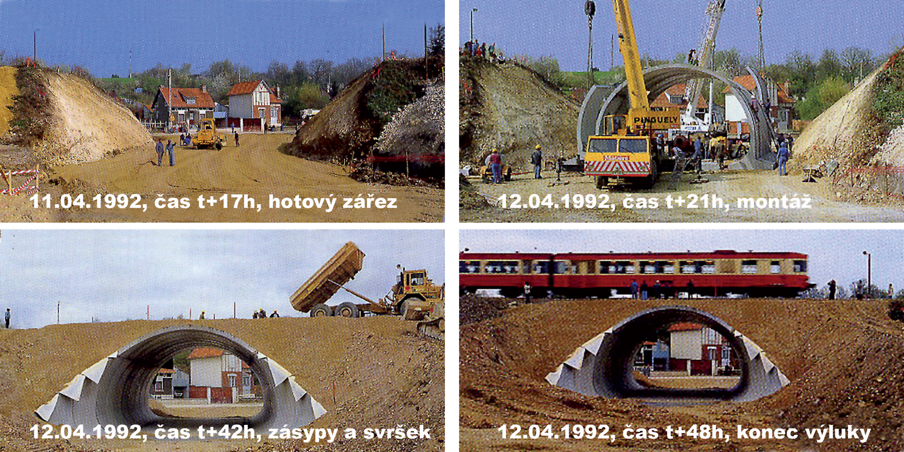 Most ve Venette byl zhotoven během 48hodinové výluky.