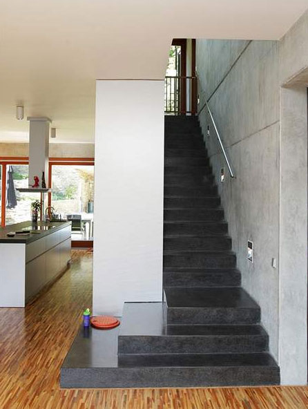 barevný beton, Colorcrete,schodište