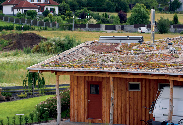 plochá střecha,vegetační střechy
