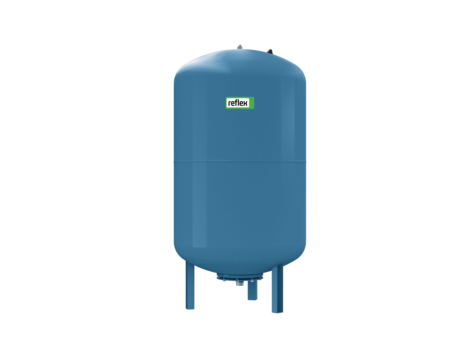 Obr. 4 Refix DE je neprůtočná expanzní nádoba určená pro požární a užitkovou vodu nebo pro otopné soustavy se zvýšeným korozním nebezpečím, například podlahové topení má označení Refix DE. Není vhodná pro pitnou vodu. Vyrábějí se ve velikostech 8 až 5 000 litrů pro tlak 10 a 16 barů.