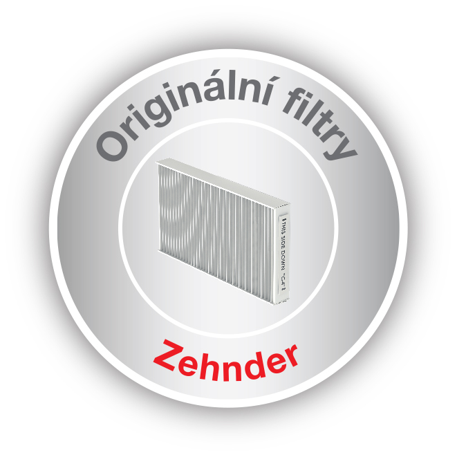 Výměna filtrů a údržba systému musí být prováděna podle „Servisního plánu větracího systému Zehnder“ a zaznamenávána do servisního plánu. Zaručuje trvale čerstvý čistý vzduch.