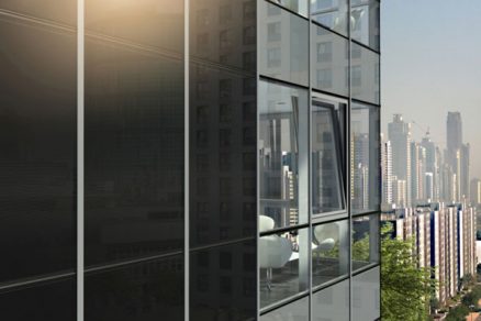 Atraktivní systémové fasády přetvářející budovy na solární elektrárny