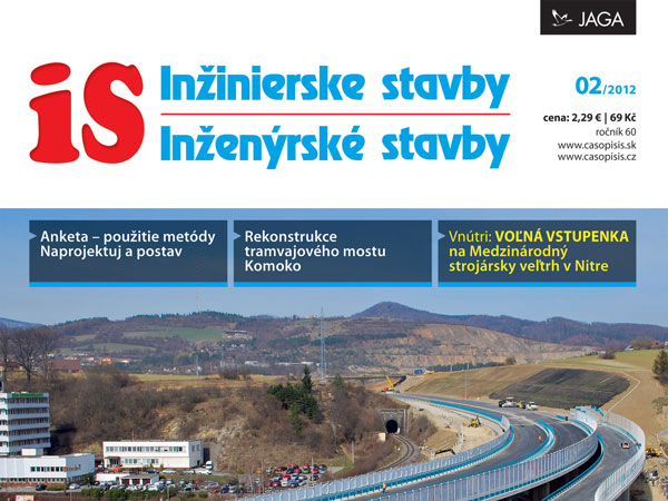 Časopis Inžinierske stavby/Inženýrské stavby 2/2012 v prodeji