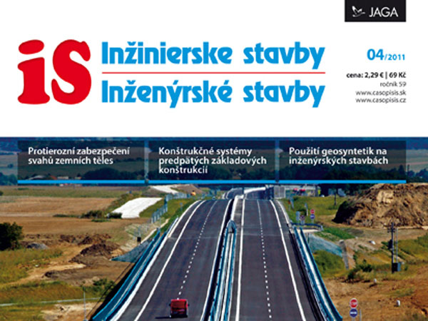 Časopis Inžinierske stavby/Inženýrské stavby 4/2011 v prodeji