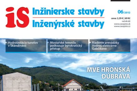 Časopis Inžinierske stavby/Inženýrské stavby 6/2012 v prodeji