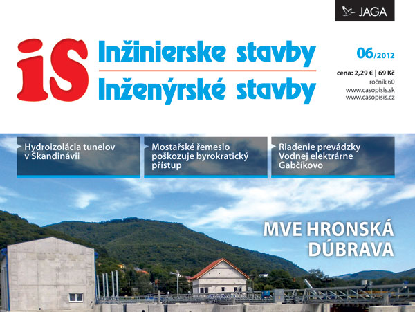 Časopis Inžinierske stavby/Inženýrské stavby 6/2012 v prodeji