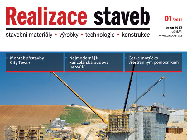 Časopis Realizace staveb 1/2011 v prodeji