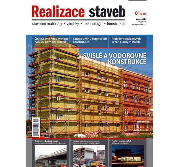 Časopis Realizace staveb 1/2013 v prodeji