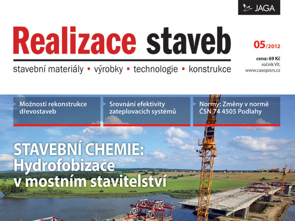 Časopis Realizace staveb 5/2012 v prodeji