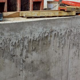 Chyby vznikající při realizaci pohledového betonu