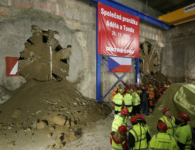Dny otevřených dveří - trasa metra V.A.