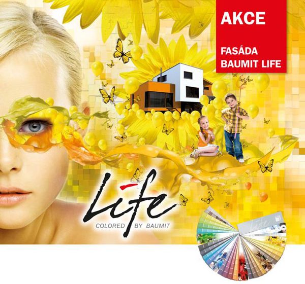 Fasáda Baumit Life: Nyní bez příplatku za barevný odstín