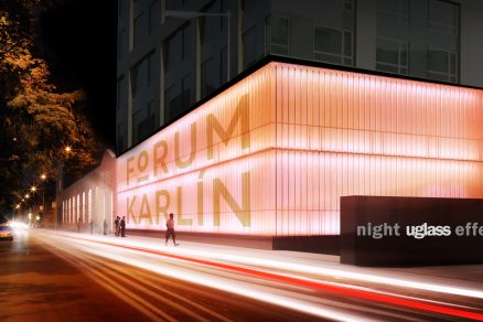 Forum Karlín dostalo speciální fasádu