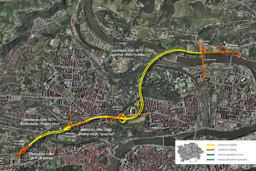 Praha nepředloží arbitrům vzájemný návrh ohledně tunelu Blanka