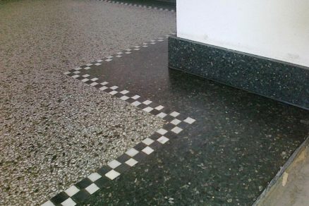 Prefabrikované směsi BETOSAN STS pro vytváření teracových podlah