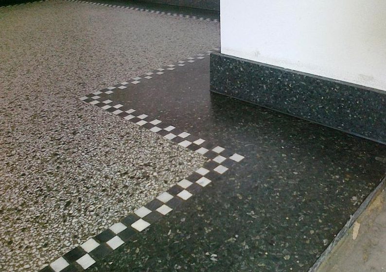 Prefabrikované směsi BETOSAN STS pro vytváření teracových podlah