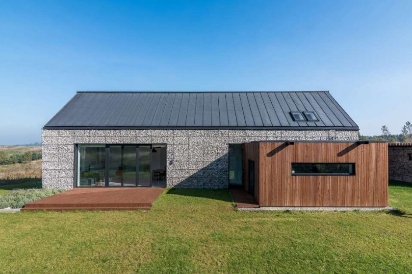 Dům z gabionů – kámen v moderním hávu