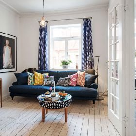 Rekonstrukce malého bytu se skandinávským šarmem