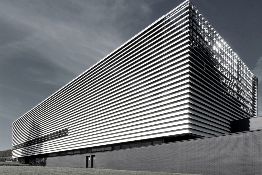 Vizuálně hravé datové centrum v Lovani