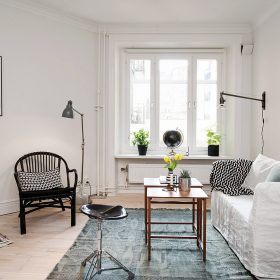 Vzdušný, příjemný a nízkonákladový byt ve skandinávském stylu