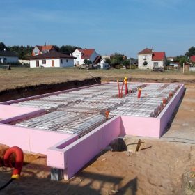 Realizace samonosné základové desky