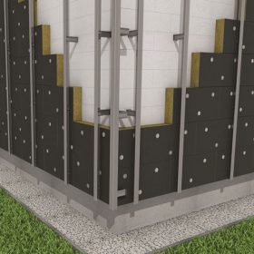 Zateplení provětrávaných plášťů budov