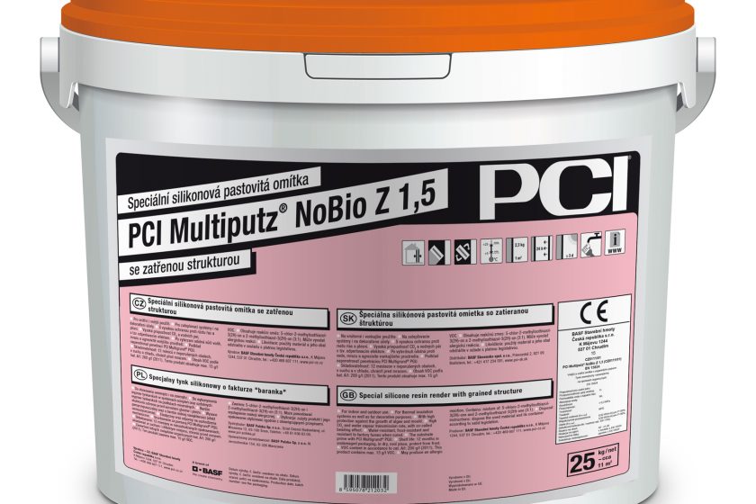 Dokonale odolná omítka PCI Multiputz® NoBio Z