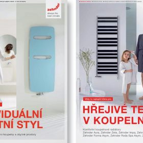 Nové katalogy a novinky designových radiátorů Zehnder