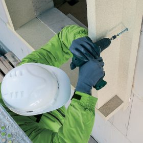 Instalace okna do prostoru tepelné fasádní izolace