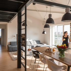 Kouzelný loft pro čtyřčlennou rodinu