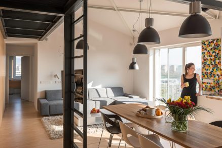 Kouzelný loft pro čtyřčlennou rodinu