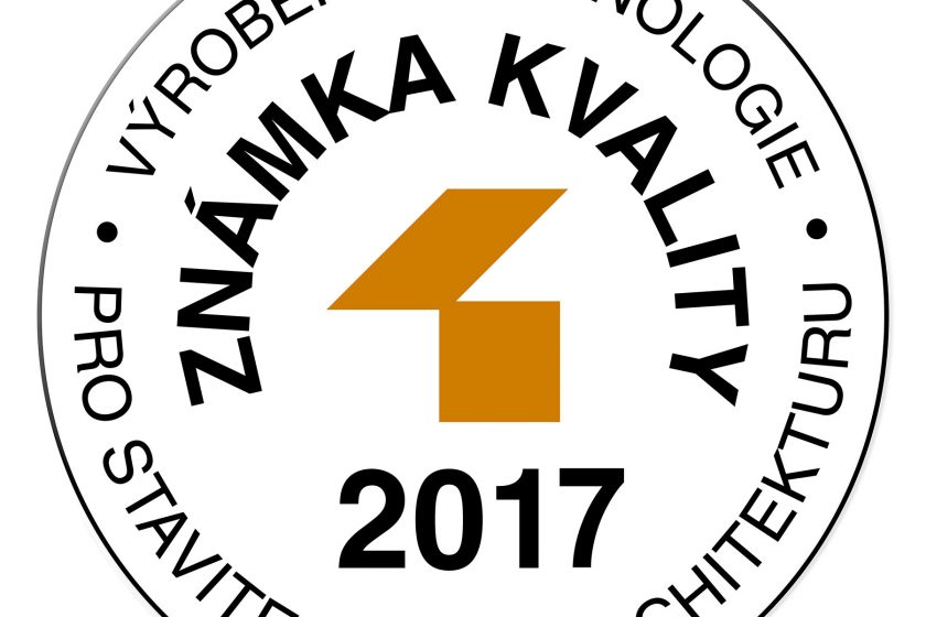 Litý cementový potěr Cemflow získal bronzovou cenu v soutěži Známka kvality 2017