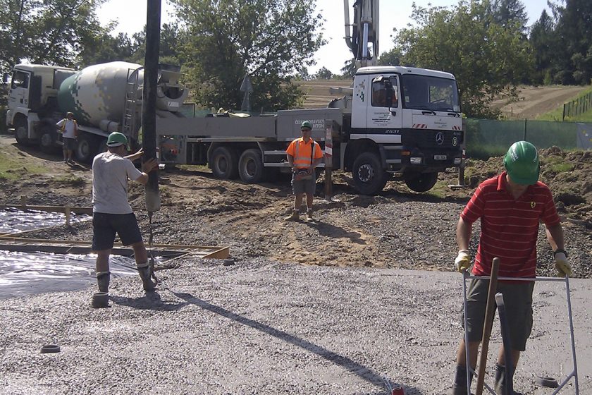 Kvalitní a pevné betonové základy domu