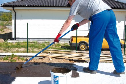 Izolace spodní stavby samolepicí bitumenovou fólií