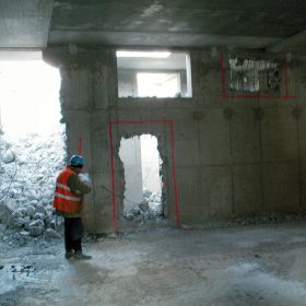 Bezpečné provádění otvorů v panelových domech