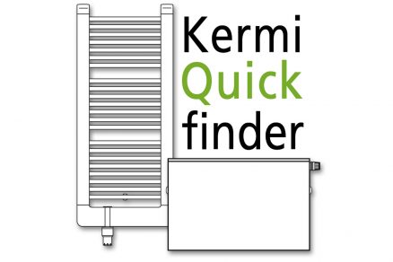 Kermi Quickfinder - jednoduchá kalkulace pro zjištění tepelné potřeby a vhodného otopného tělesa