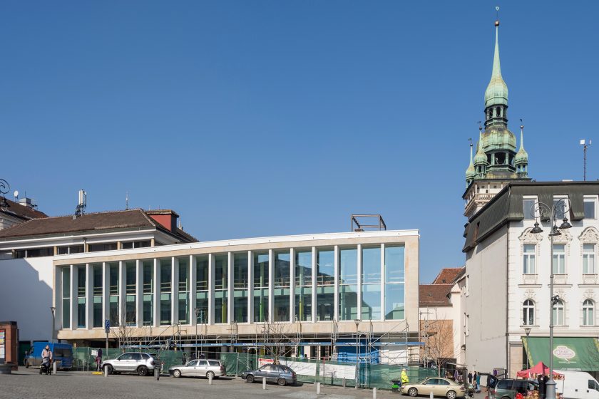 Krytá městská tržnice na Zelném trhu v Brně