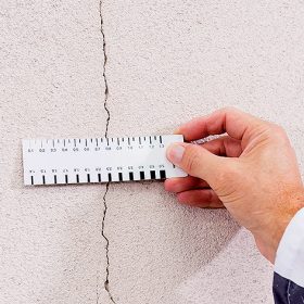 Oprava fasádní omítky s trhlinami většími než 0,5 mm