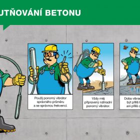 Návod na použití betonu – Zhutňování betonu