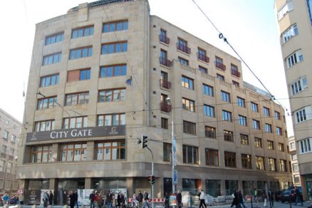 Kolaudace funkcionalistické budovy v centru Bratislavy