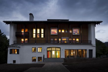 Nízkoenergetická rekonstrukce hostelu v Bavorsku